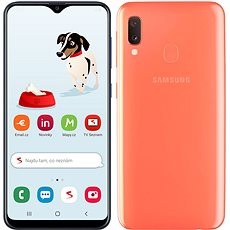Samsung Galaxy A20e Dual SIM oranžová v limitované edici od Seznamu